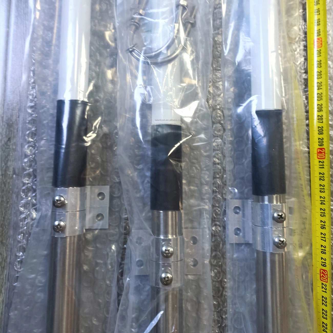 Boat Base Antenna With Bracket 156-163 Mhz Vhf 2.4meter Fiberglass Marine Use Fishing