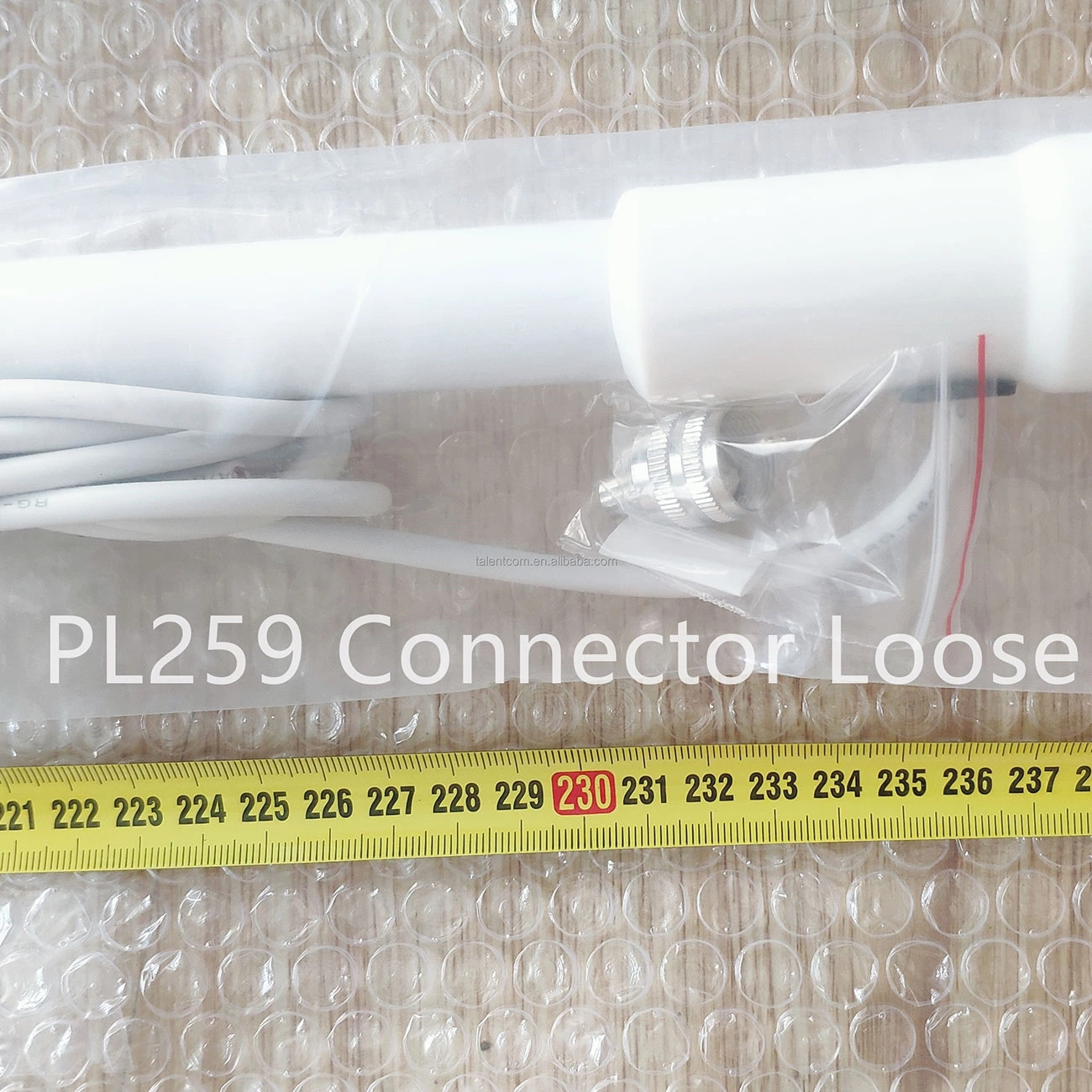 Marine Antenna With Nylon Marine Base Mount 2.4m Marine Antenna Vhf 156-163mhz 6.5db Gain