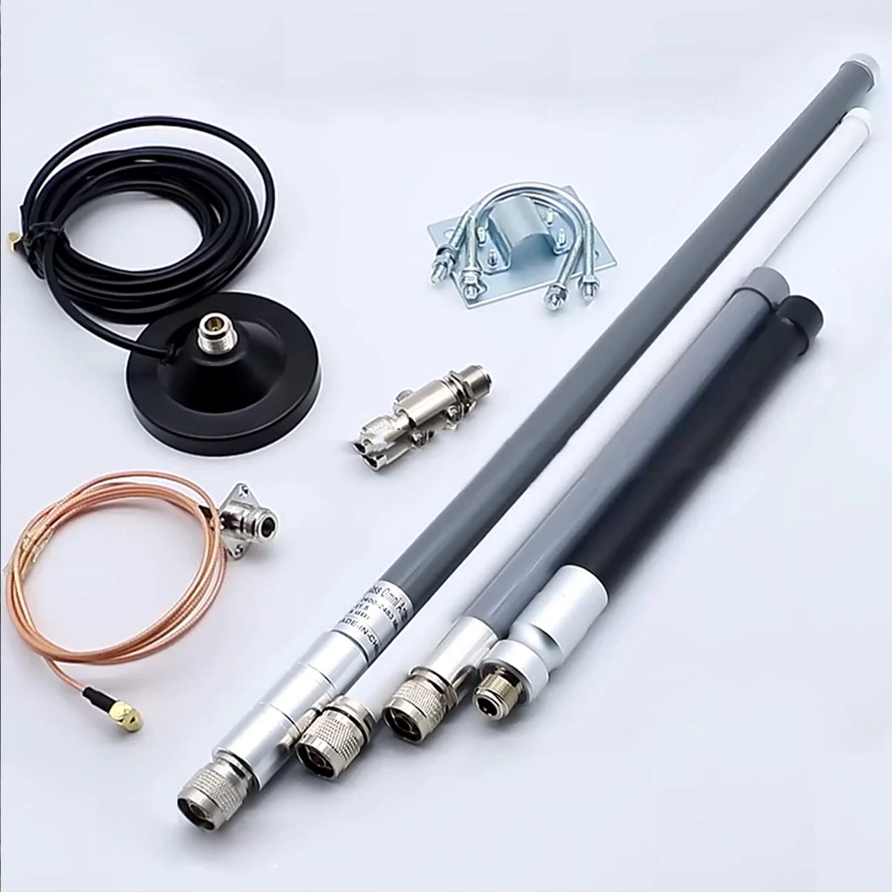 Base Station Antenna VHF/UHF/WIFI/4G High Gain 8dbi 60cm Cellular Antenna with N-Type Female Connector