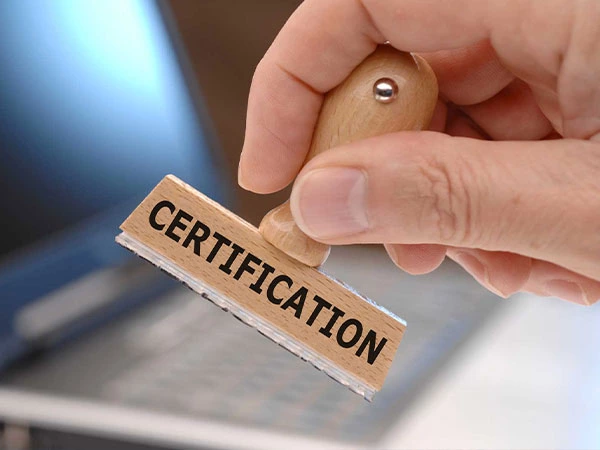 Certificates