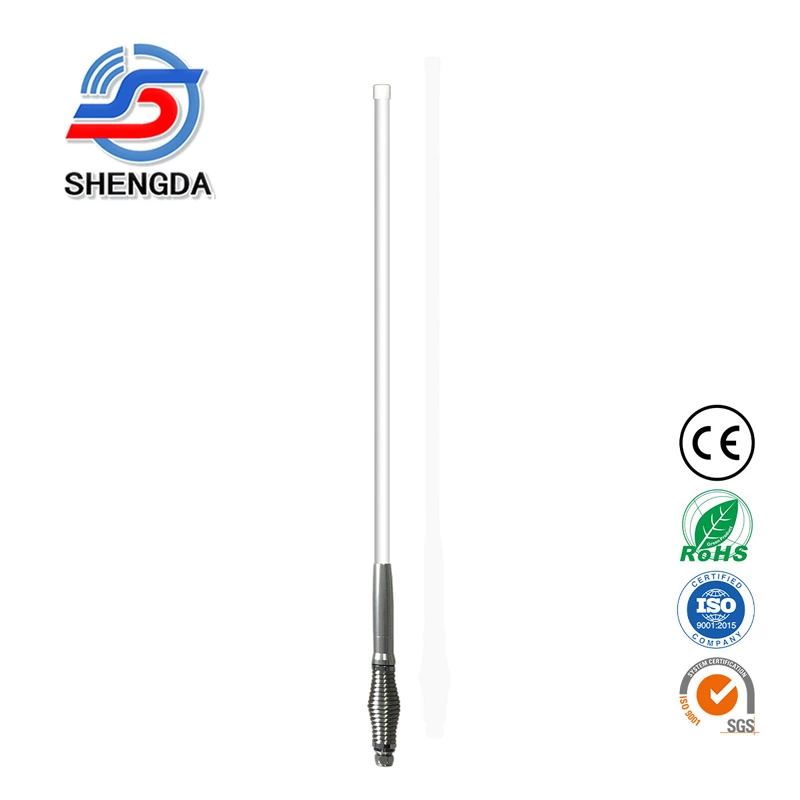 High Gain 6.5dBi Outdoor Mobile Antenna 477MHz with Heavy Duty Spring Vertical Polarization 50 Ohm Impedance for Indoor Use