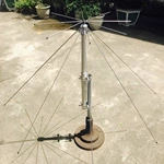 Outdoor Wide Band Scanner Antenna 25-3000 mhz Broadband Base Antenna CB HF FM Discone Antenna for Multiband Signal Transmitter