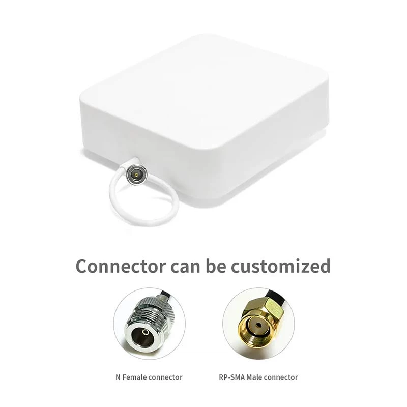 4G LTE Flat Panel Antenna 698-2700MHz Signal Boost Patch Panel Antenna Directional Wall Mounted Signal Amplifier