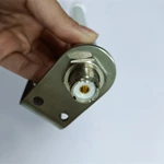 Omni Fiberglass Marine Boat Fishing Antenna With L Bracket 22cm 9 Inch 156-163 Mhz Vhf So239 Connector Short Portable