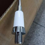 Whip Boat Communication Antenna With L Bracket Cb Omni Marine Radio Antenna 24.5-29.5mhz Stainless Steel