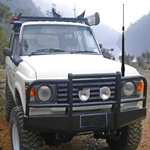 GSM 900/1800MHz Heavy Spring Antenna 5.5dBi Ceramic Vertical Outdoor Adventure Ham Radio Signal Booster for Off-Road Starlink