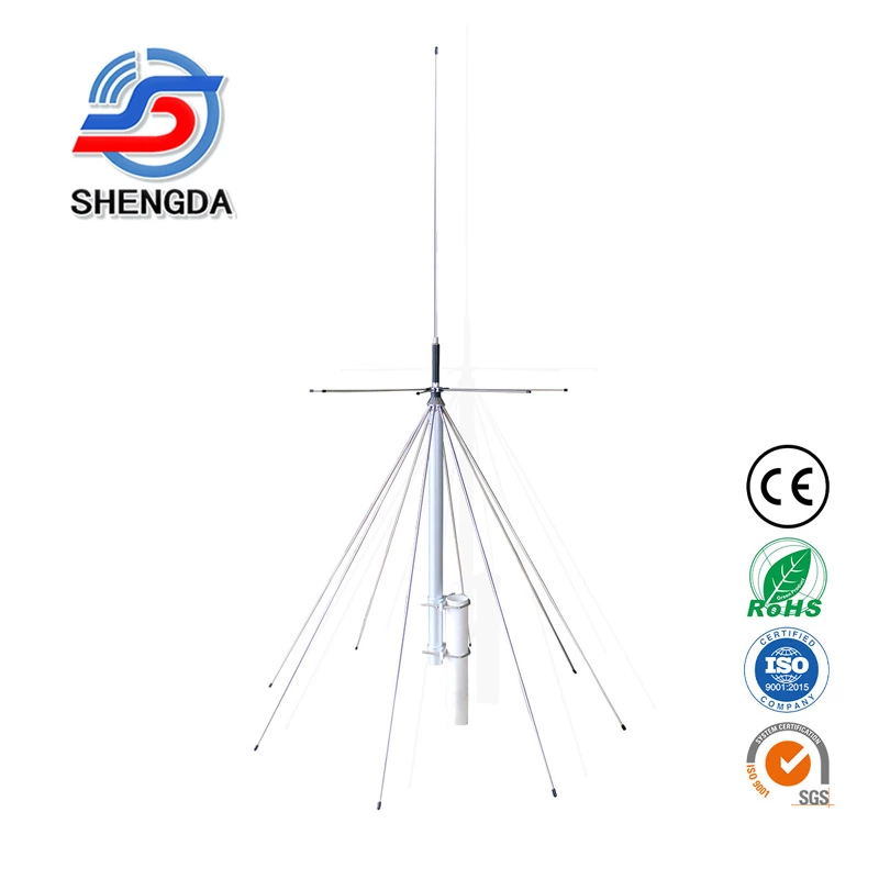 Outdoor Wide Band Scanner Antenna 25-3000 mhz Broadband Base Antenna CB HF FM Discone Antenna for Multiband Signal Transmitter