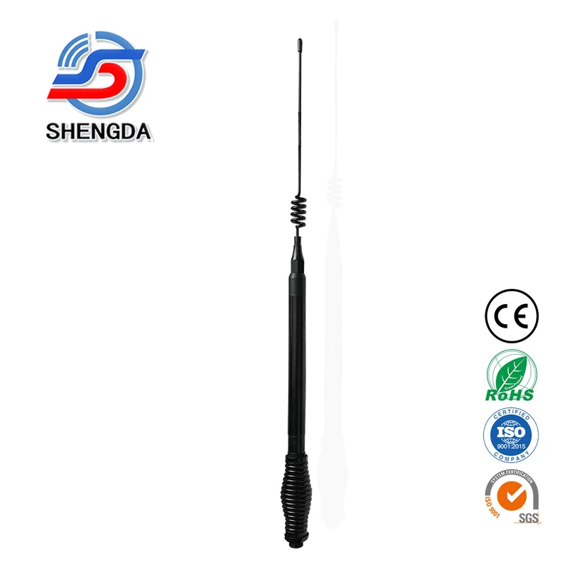 GSM 900/1800MHz Heavy Spring Antenna 5.5dBi Ceramic Vertical Outdoor Adventure Ham Radio Signal Booster for Off-Road Starlink
