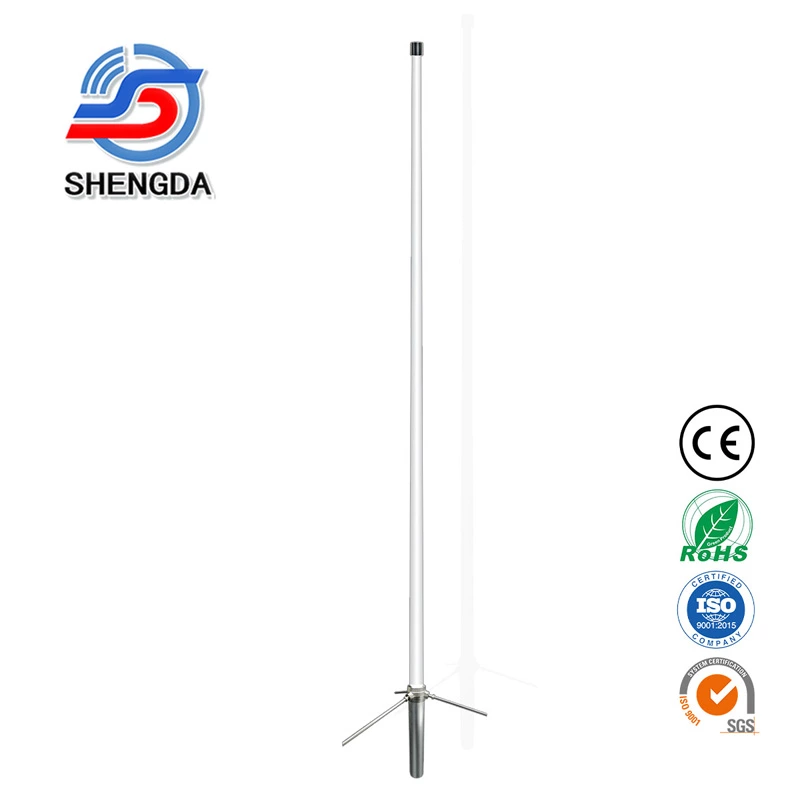 VHF Fix Radio Ais Antenna Waterproof Ip67 Pole Mount 156-163mhz 3dbi 4.5dbi 6.5dbi Marine Antenna