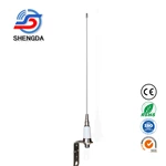 Whip Boat Communication Antenna With L Bracket Cb Omni Marine Radio Antenna 24.5-29.5mhz Stainless Steel