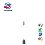 N3 Stain Lesssteel Whip NMO Antenna 400-520MHz UHF Central Reel Antenna 5.5dBi Amateur Mobile Radio Antenna