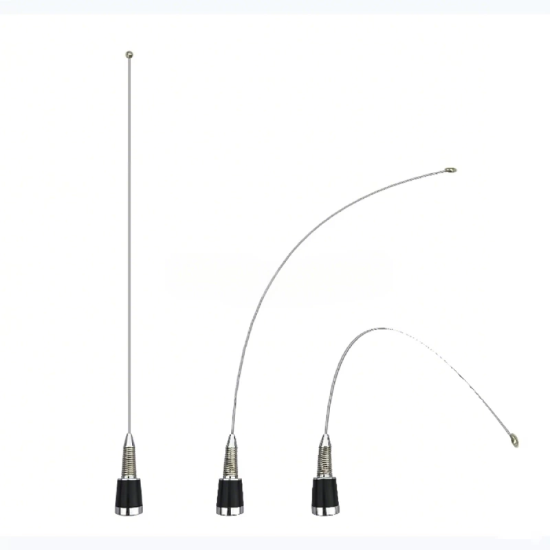N4 136-174MHz NMO VHF Antenna 631 Stainless Steel Whip Mobile Car Antenna With Strong 150mm Magnet Mount