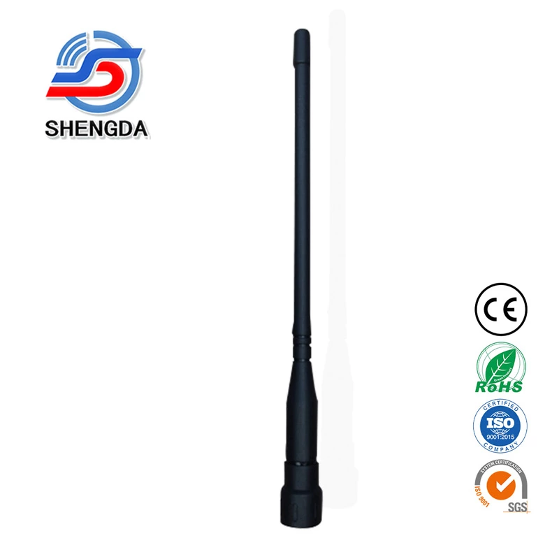VHF/UHF/868MHz Handheld Radio 3.5dBi Rubber Whip Antenna Walkie Talkie Two-Way Radio Antenna for Starlink Communication