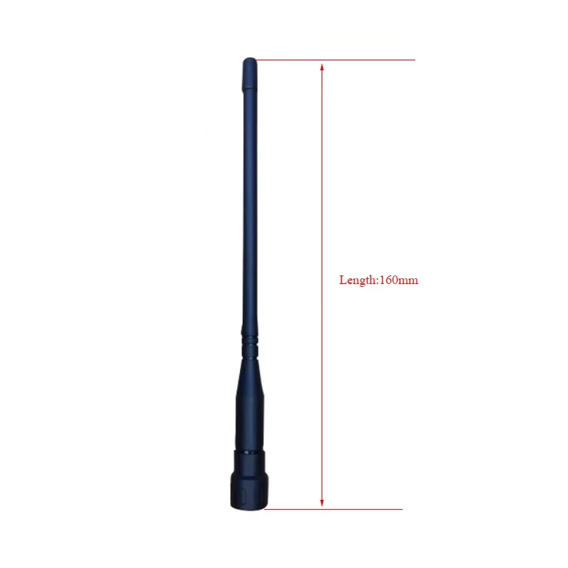 VHF/UHF/868MHz Handheld Radio 3.5dBi Rubber Whip Antenna Walkie Talkie Two-Way Radio Antenna for Starlink Communication