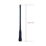 VHF/UHF/868MHz Handheld Radio 3.5dBi Rubber Whip Antenna Walkie Talkie Two-Way Radio Antenna for Starlink Communication