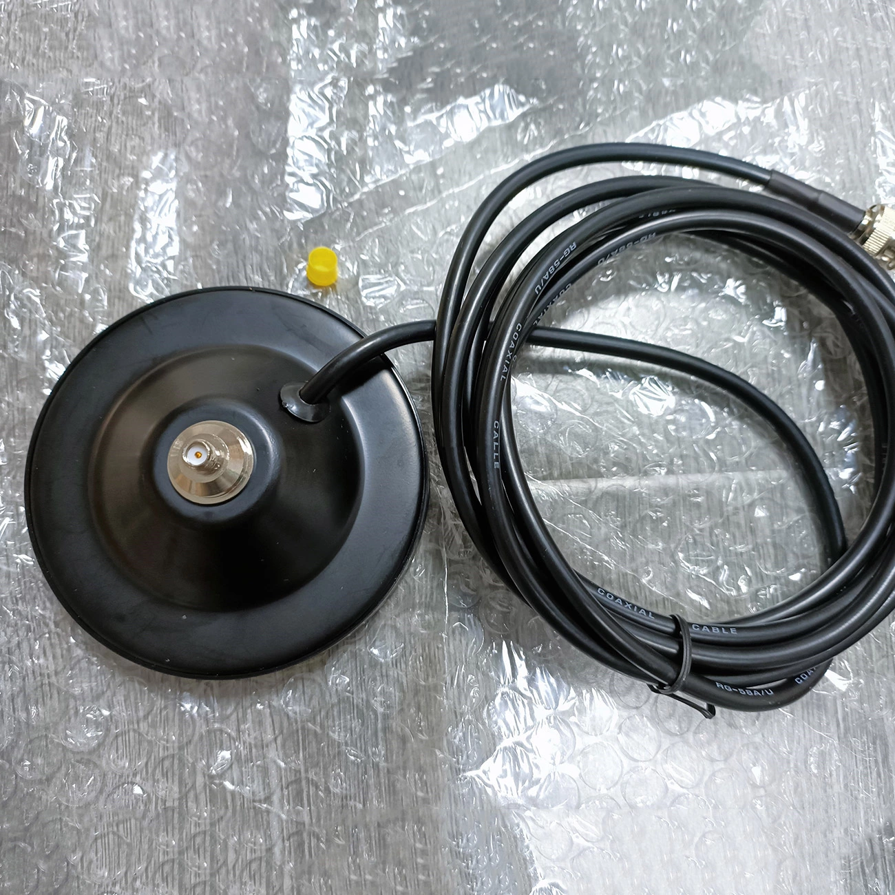 Magnet Mount DIA 90mm 2.4G WIFI Antenna Magnet Base with SMA-Plug Connector RG58 Cable