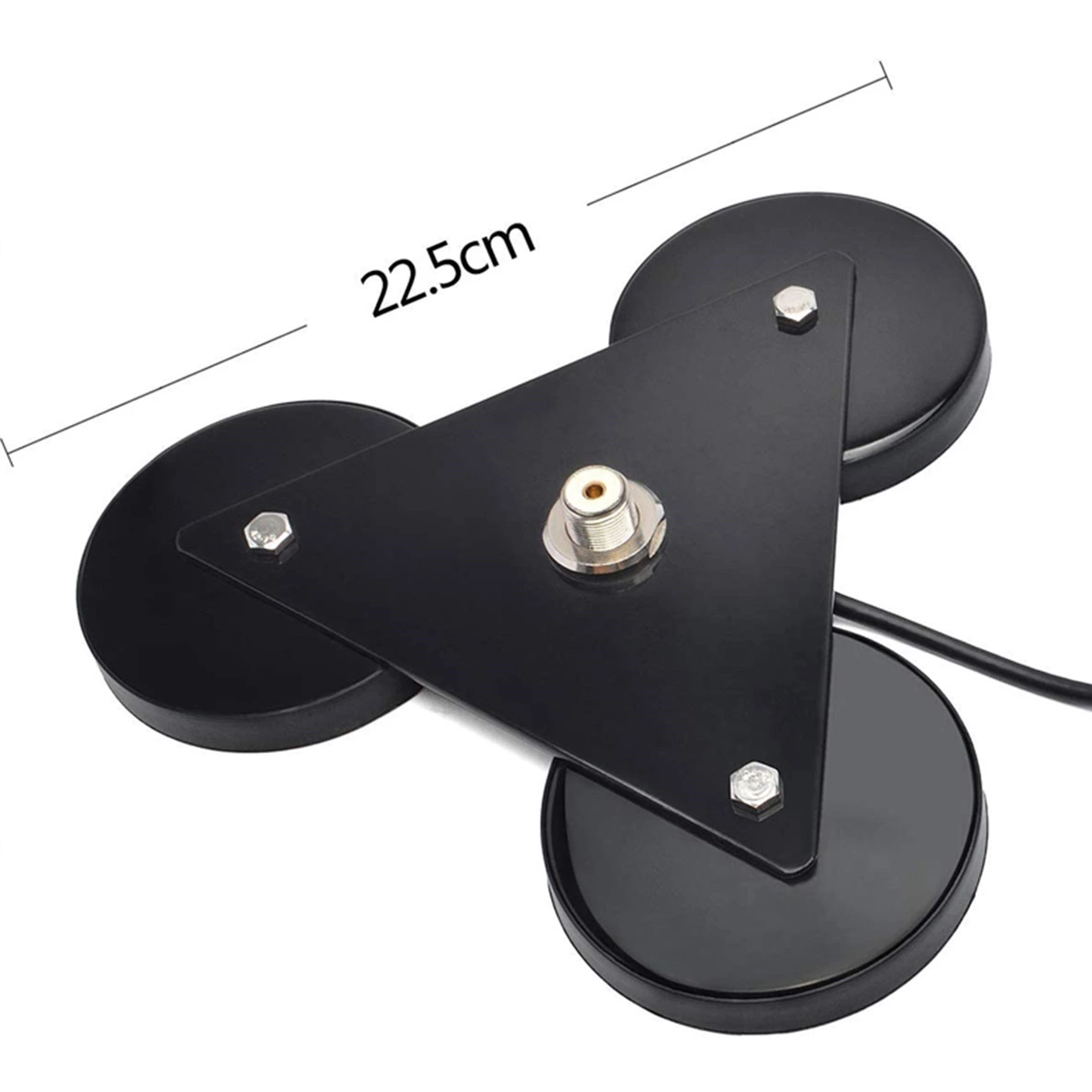 CB Antenna with Magnetic Mount 5m RG58 Cable SO239 Plug Rubber Base Mobile Antenna with All Essential Components Included