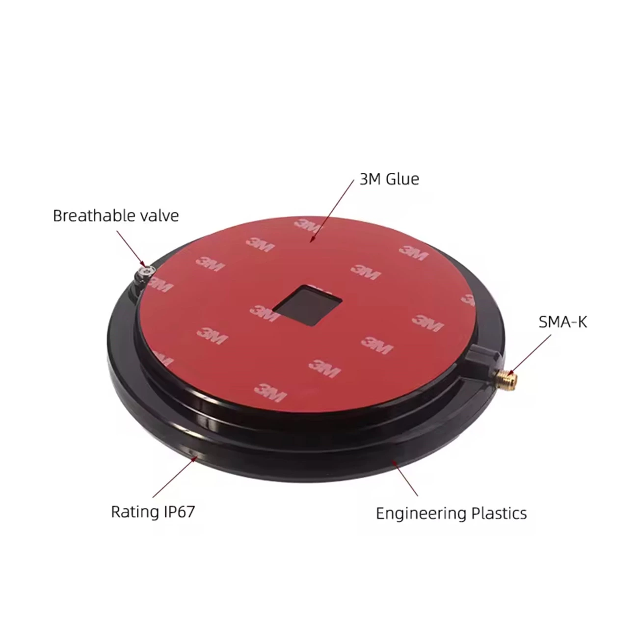 SDGPS-012 Circular Full-Frequency GPS BDS Measurement Antenna Applicable Driving School Agriculture High-Precision Positioning