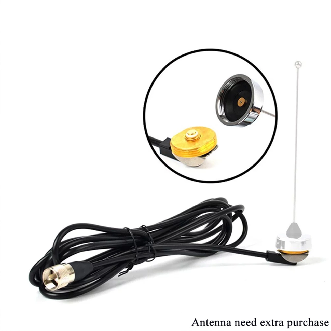 NC1-3/8'' NMO 3/8 Inch Hole Diameter Mobile Ham Radio Antenna Mount Bracket Parts Accessories
