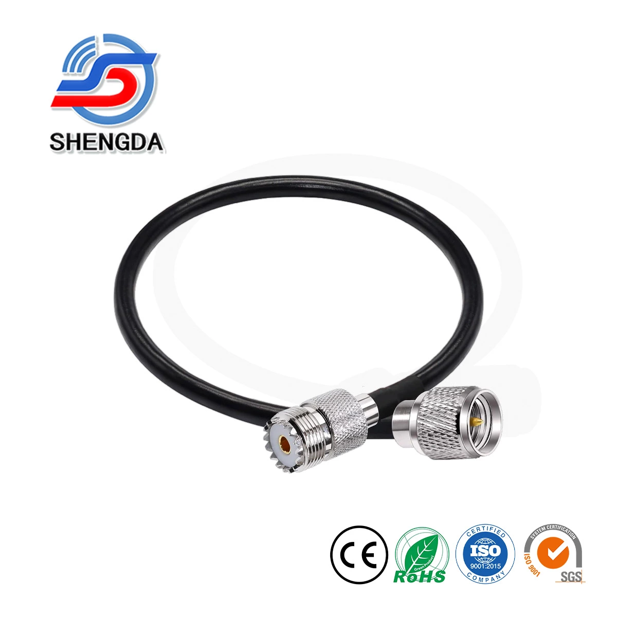 Sma- Male RG174 Connector Cable Assembly Waterproof RF Coaxial N Male Crimp Sma- Male Crimp Connectors Cable Assembly