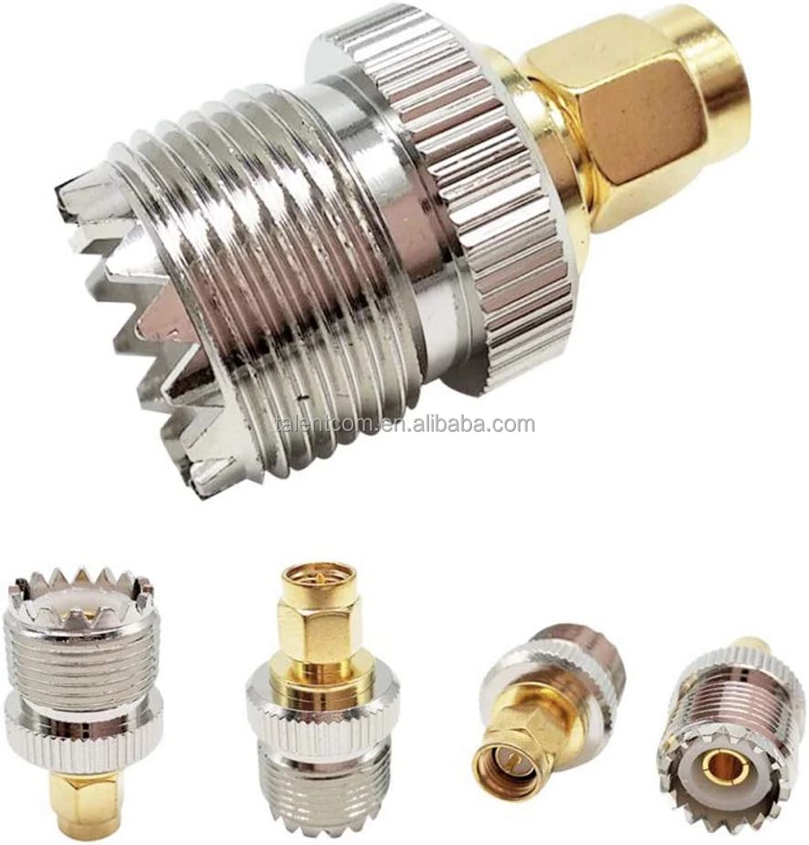Brass F Plug Male Connector Rg6 Coaxial Connector Crimp Type Crimping 50 Ohm For Rg58 Cable Communication Antenna
