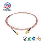 IP68 Coaxial Cable Extension 6 8 10inch SMA Male to SMA Female RF Connector Cable for RG316 Pigtail SMA Cable