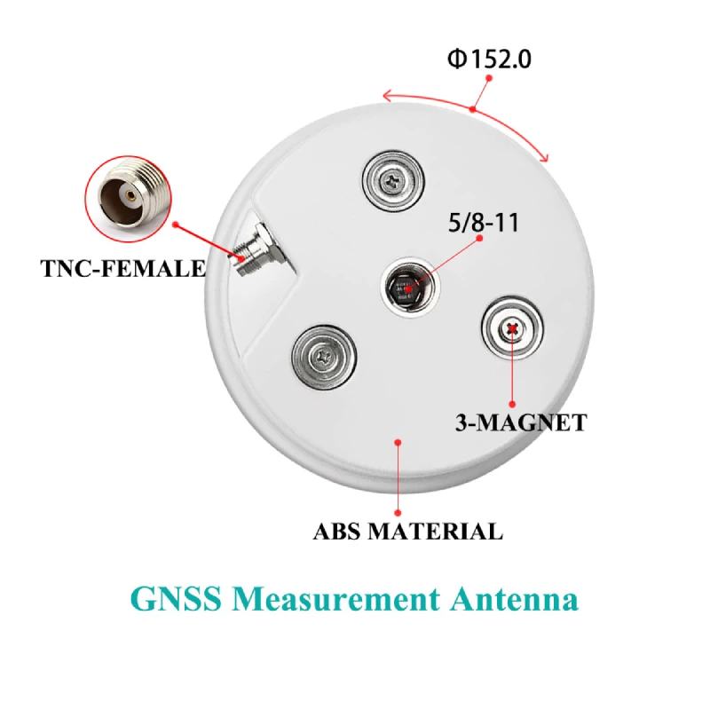 High Precision RTK GNSS GPS Antenna L1 L2 L5 GLONASS Galileo BDS GPS-9 for RTK Receiver BD970 BD992 BD982