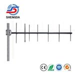 400-470mhz UHF Yagi Antenna 10dbi 7 Elements Yagi Antenna Outdoor Communication Antenna With N-female Cable Connector