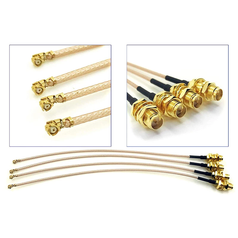 RG178 Cable with UHF Type Male Female Connector Cable for Mobile Car Radio Antenna Communication Antenna