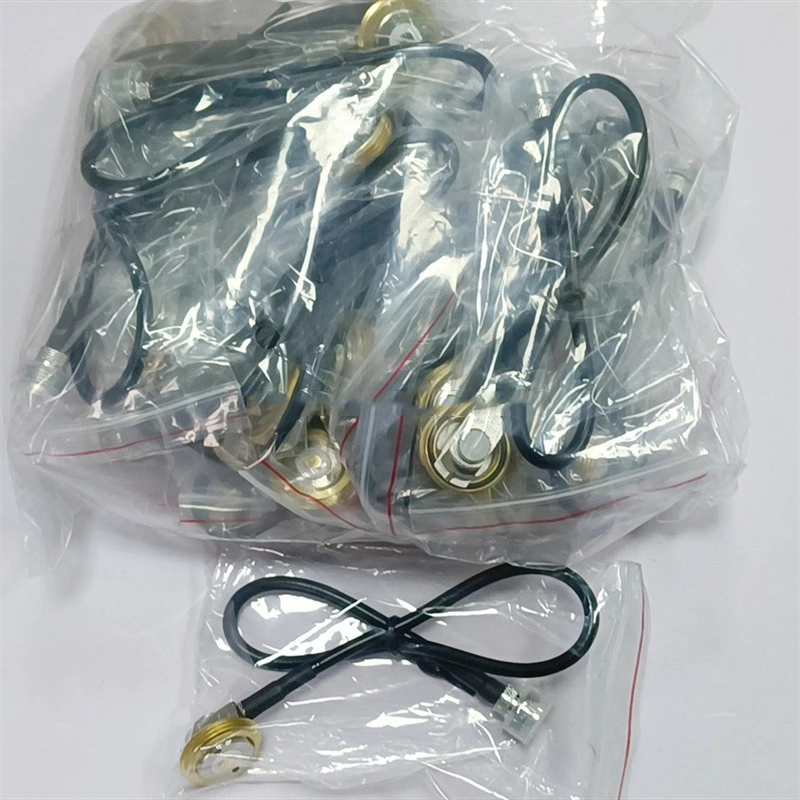NMO Right Angle 3/4'' Mount Alloyed Low Profile Permanent High Frequency 0 to 6 GHz Crimp Connector Plug for RG58