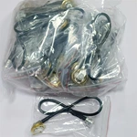 NMO Right Angle 3/4'' Mount Alloyed Low Profile Permanent High Frequency 0 to 6 GHz Crimp Connector Plug for RG58