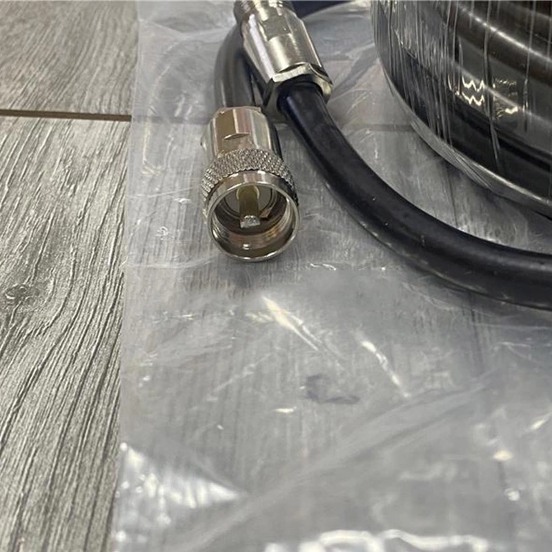 Cable Connection RG8 Coax Low Loss Antenna Cable for Ham Radio WLAN CB Radio and WiFi Antenna Feeder