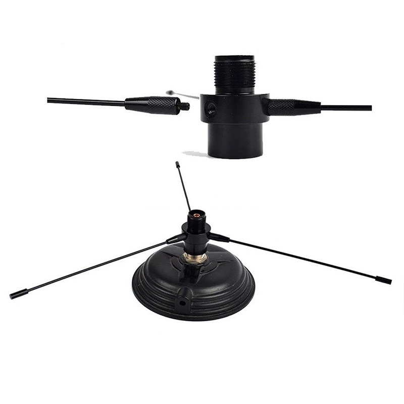 S0239 Signal Magnetic Base Mount with RG58 Cable Car Antenna Ground Plane Kit Mobile Vehicle Antenna Enhanced