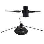 S0239 Signal Magnetic Base Mount with RG58 Cable Car Antenna Ground Plane Kit Mobile Vehicle Antenna Enhanced