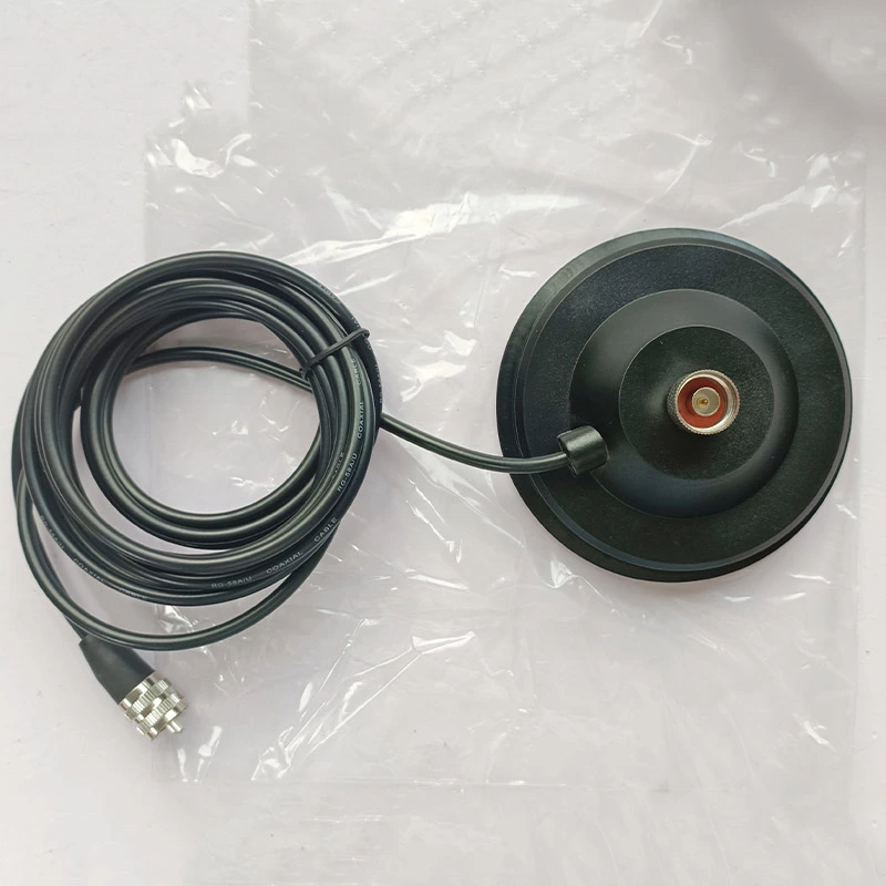 110mm Magnetic Base Mount Combination Antenna with N Male Connector and 4m RG58 Cable