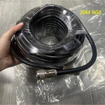 Cable Connection RG8 Coax Low Loss Antenna Cable for Ham Radio WLAN CB Radio and WiFi Antenna Feeder