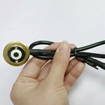 NMO Right Angle 3/4'' Mount Alloyed Low Profile Permanent High Frequency 0 to 6 GHz Crimp Connector Plug for RG58