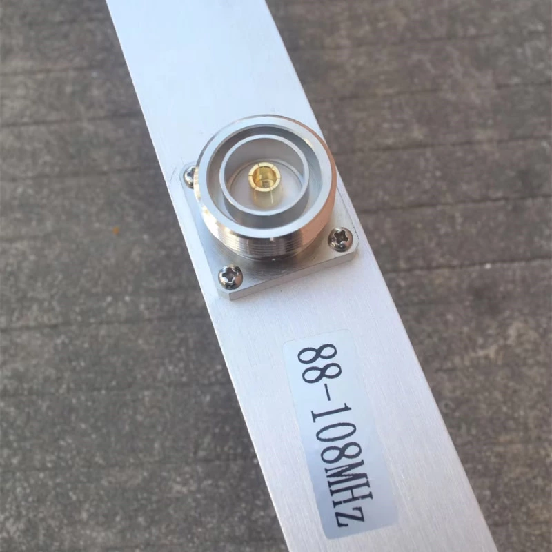 2 Dipole Yagi Antenna 1kw 88-108MHz Broadcast Tv Fm Antenna Din7/16 Female 2way Power Splitter 2pcs 1/2'' 3.5m Feeder Cable