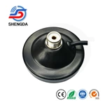 SD90 Diameter 90mm Magnet Mount SO239 UHF Female Base with 4m 13.1ft RG58 Cable for Car Radio Antenna