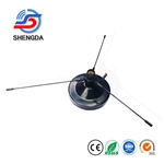 S0239 Signal Magnetic Base Mount with RG58 Cable Car Antenna Ground Plane Kit Mobile Vehicle Antenna Enhanced