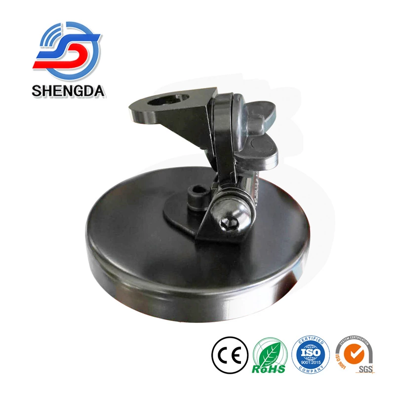 Adjust Diameter 90mm clip bracket mount Mobile car antenna Magnetic Base with With RG58 Coaxial Cable