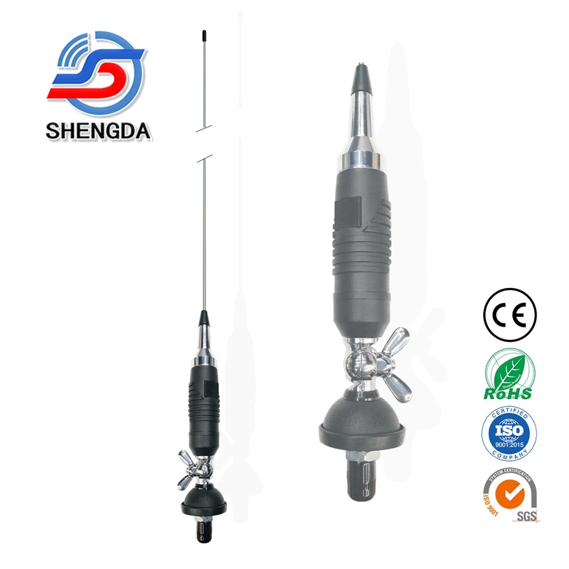 ALAN9 1.5m Stainless Steel Whip CB Radio Antenna Car 27MHz 27.2MHz Ham Radio Antenna With 4m RG58 Cable