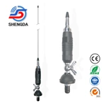 ALAN9 1.5m Stainless Steel Whip CB Radio Antenna Car 27MHz 27.2MHz Ham Radio Antenna With 4m RG58 Cable