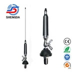 AT1200 Long Ran CB Radio Antenna 26-28MHz HF Mobile Cellular Steel Antenna Vertical Polarization Car Antenna