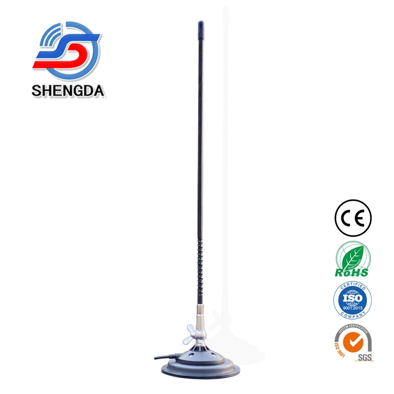 CB82 27MHz Mobile Car Antenna 27.2MHz 27.135MHz Whip Mobile Vehicle Antenna Magnetic Base Antenna for Car Radio Communication