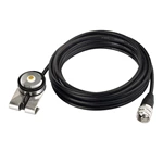 NMO Antenna Cable 4m 13.1ft RG58 Cable PL259 UHF-Male Connector for Mobile Radio Transceiver