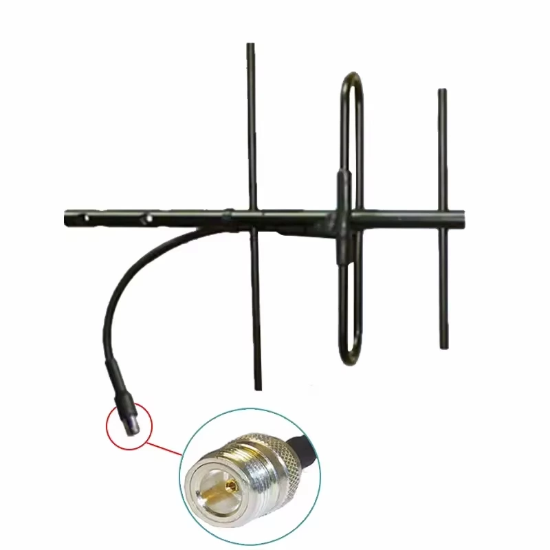 400-470MHz UHF Outdoor Aluminium Alloy Yagi Antenna Omni Radiation Digital Base Antenna Communication