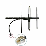 400-470MHz UHF Outdoor Aluminium Alloy Yagi Antenna Omni Radiation Digital Base Antenna Communication