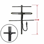 400-470MHz UHF Outdoor Aluminium Alloy Yagi Antenna Omni Radiation Digital Base Antenna Communication