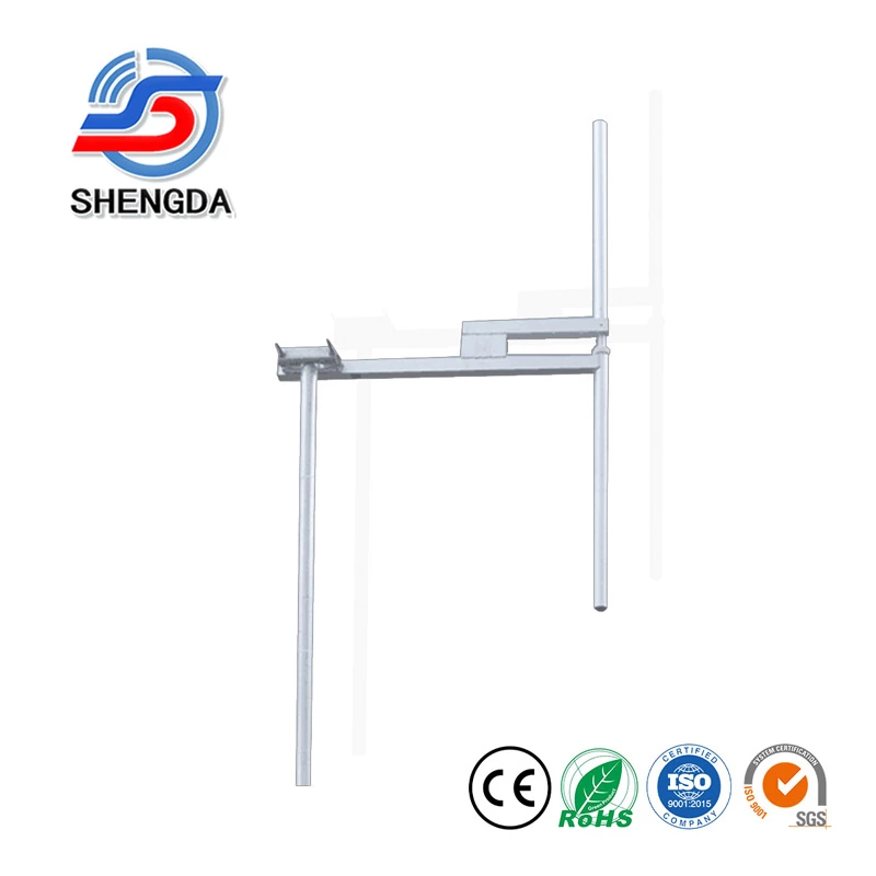 2 Dipole Yagi Antenna 1kw 88-108MHz Broadcast Tv Fm Antenna Din7/16 Female 2way Power Splitter 2pcs 1/2'' 3.5m Feeder Cable